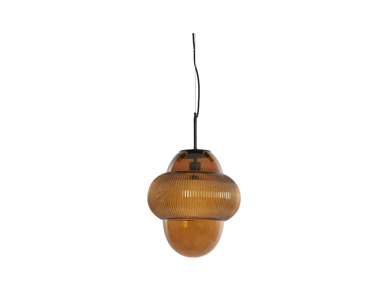 Suspension OVNIS - Ø35x40cm - Marron