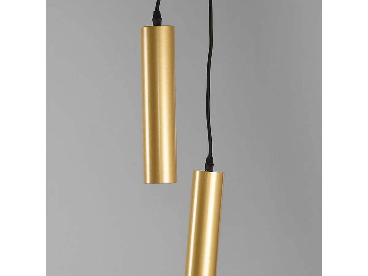 Suspension Ferroli - Or antique - Métal - 3 lumières