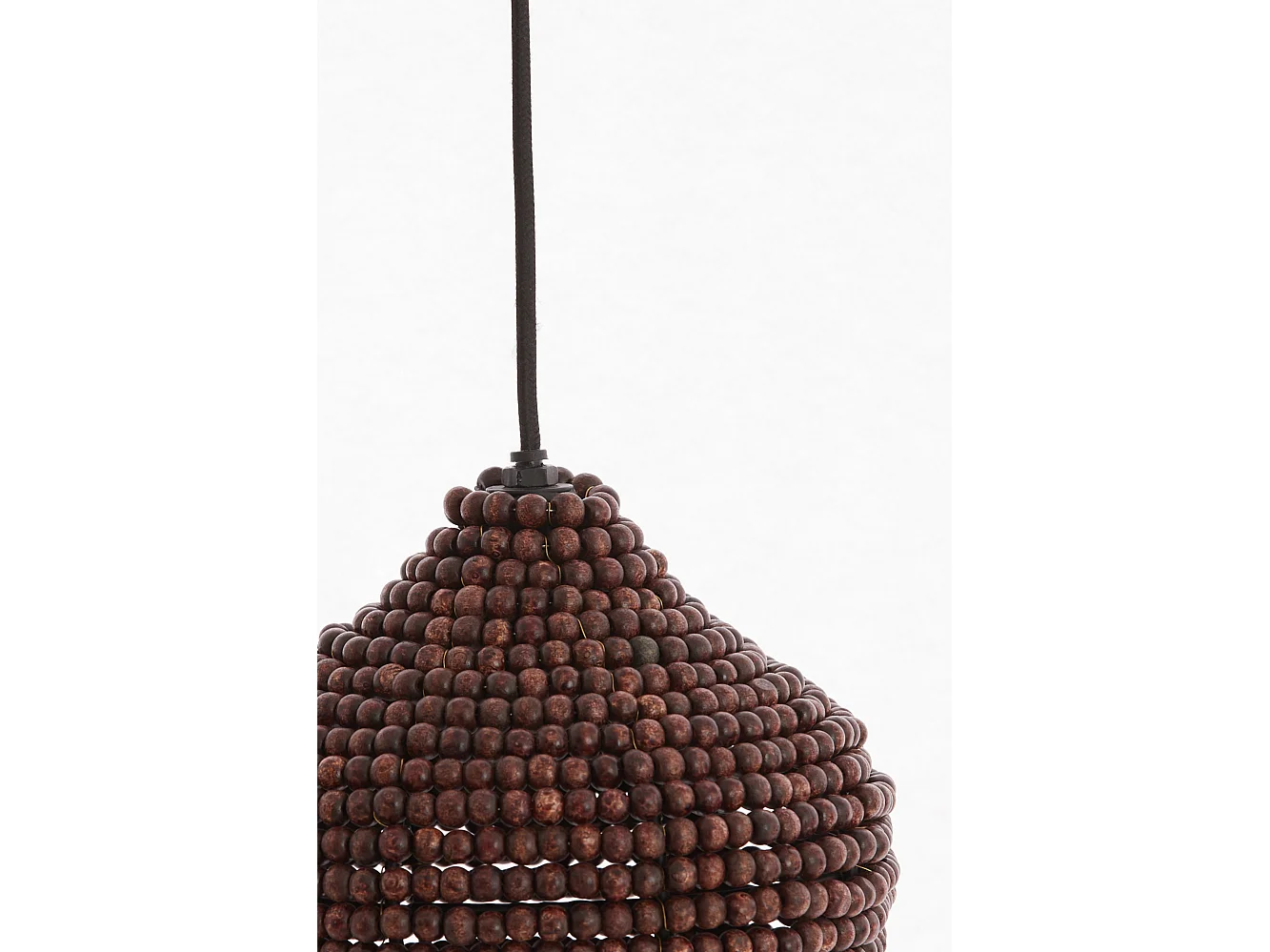 Hanglamp KALENGA - Ø21x22cm - Bruin