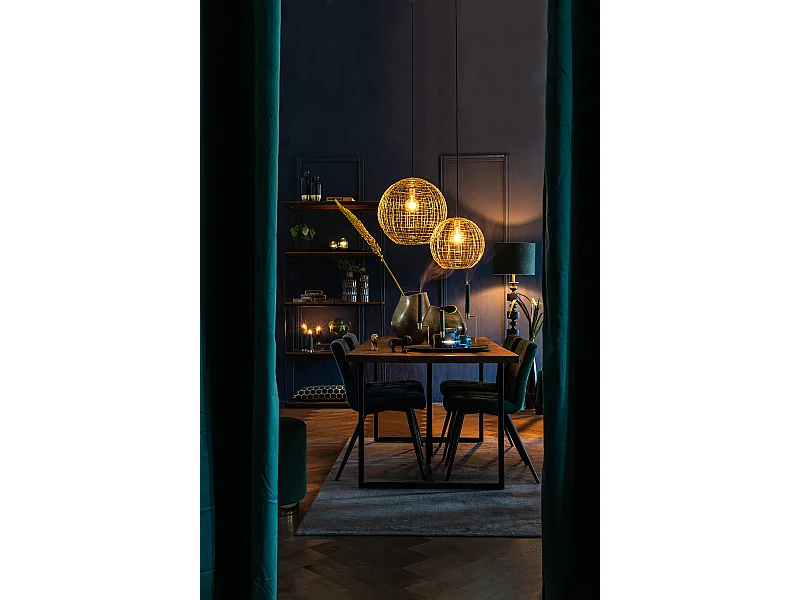 Hanglamp MIRANA - Ø46x43cm - Goud