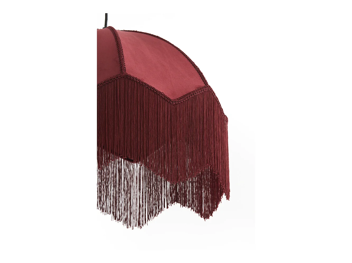 Lámpara colgante MALACIA - Ø60x41cm - Rojo