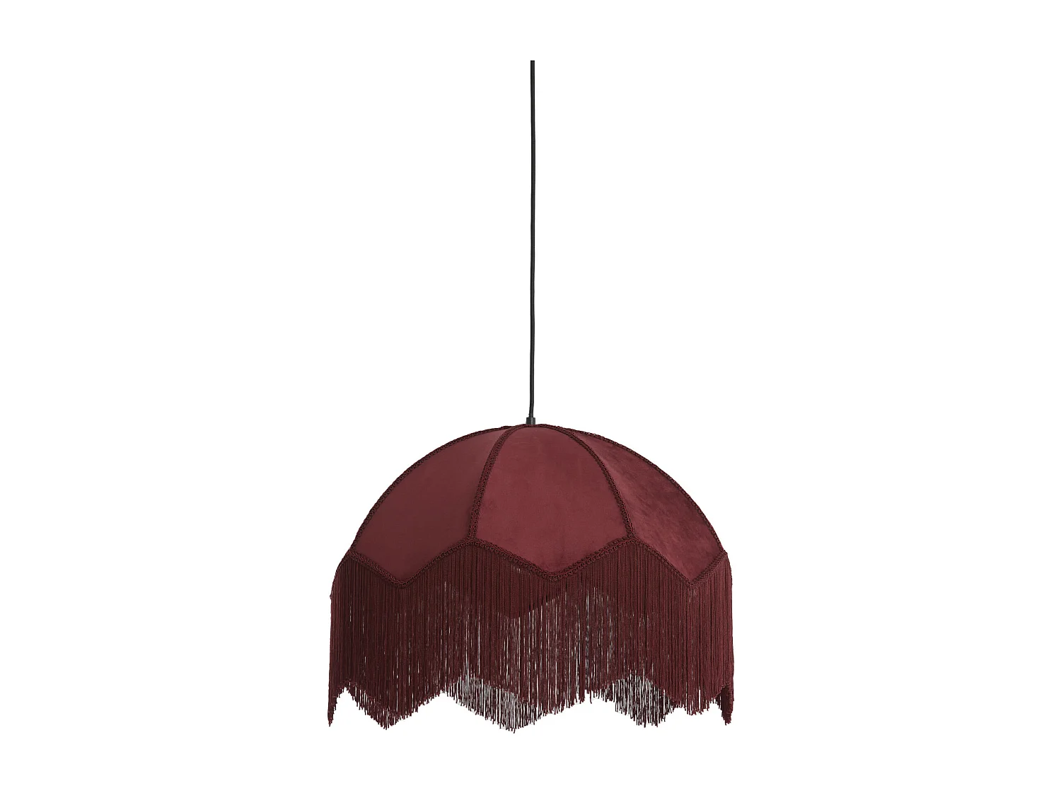Hanglamp MALACIA - Ø60x41cm - Rood