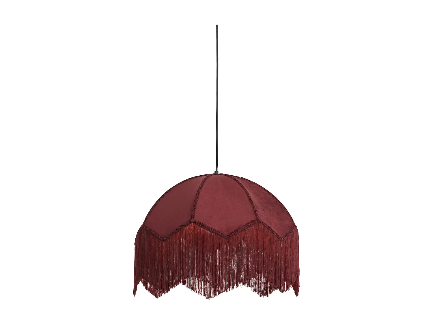 Hanglamp MALACIA - Ø60x41cm - Rood