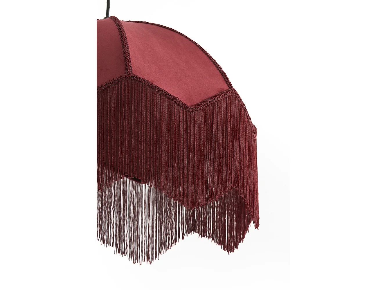 Hanglamp MALACIA - Ø60x41cm - Rood