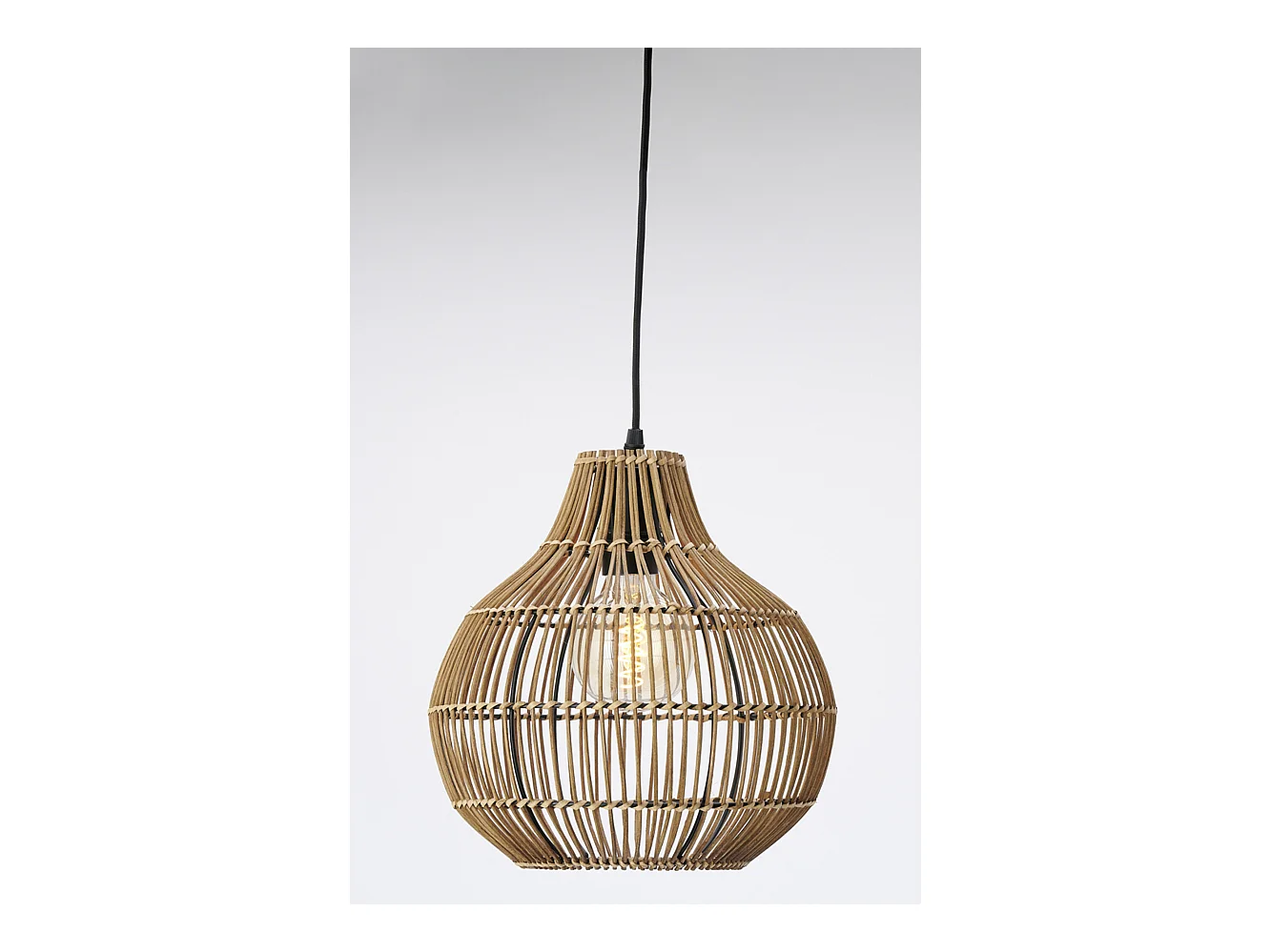 Hanglamp PACINO - Ø30x31.5cm - Bruin