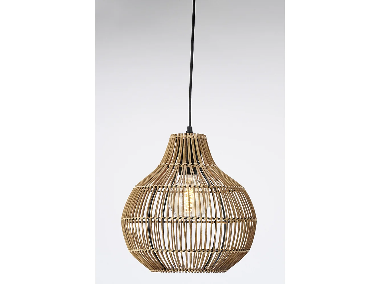 Suspension PACINO - Ø30x31,5cm - Marron