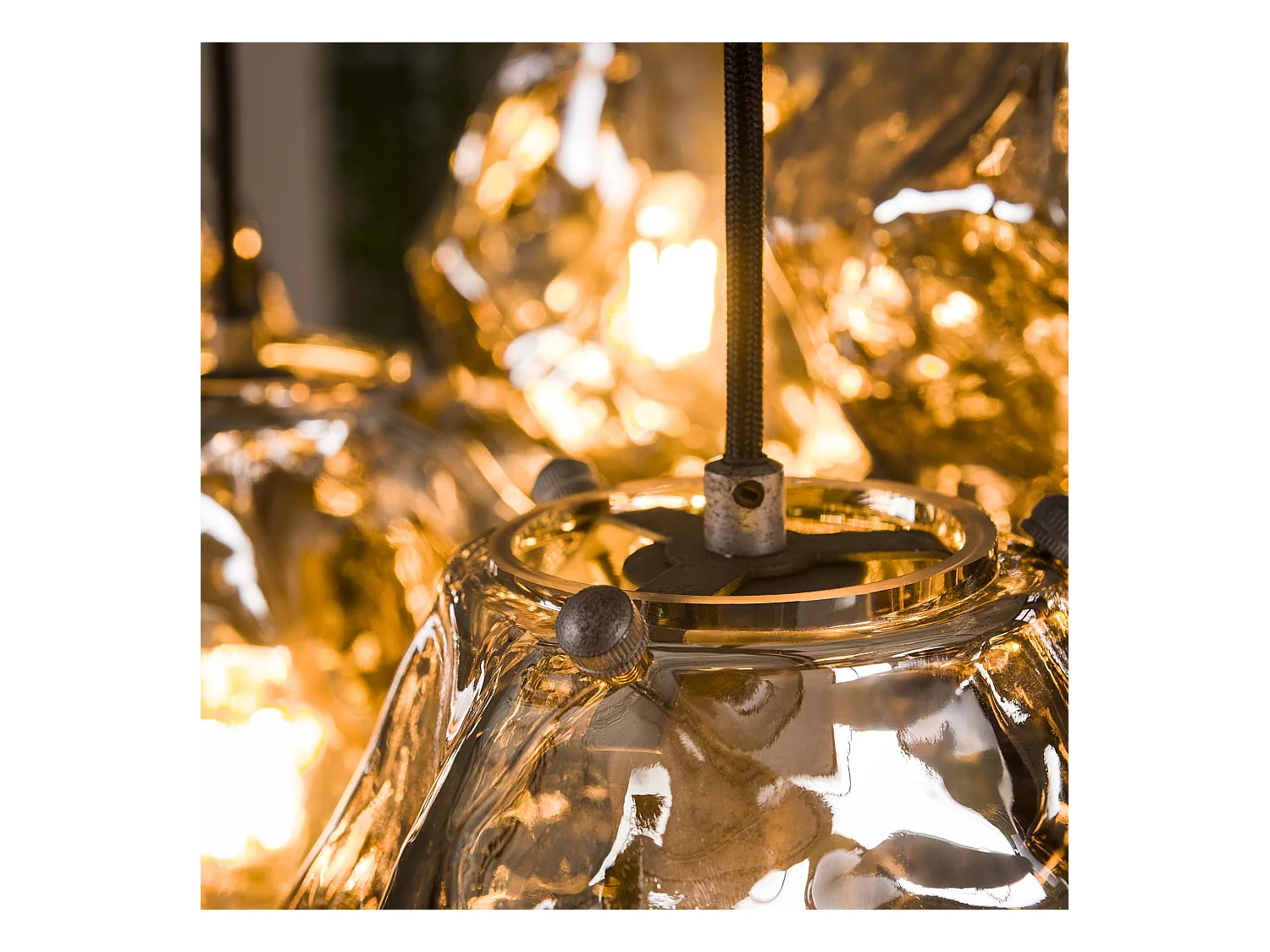 Suspension Rock - 7 Lampes - Forme Rock - Industriel