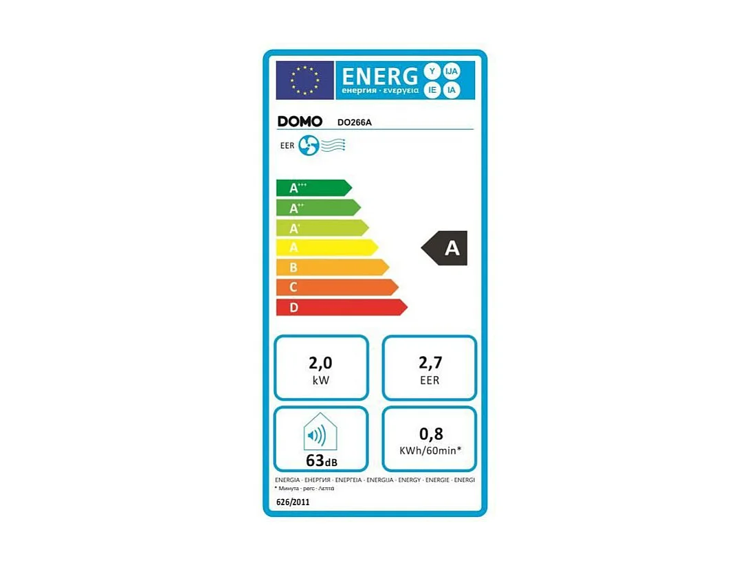 Climatiseur mobile - DOMO - DO266A - 960 W