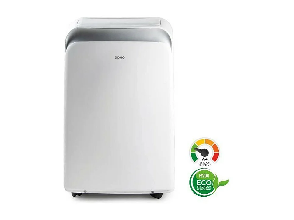 Climatiseur mobile - DOMO - 9000BTU - 1020 W - Refroidissement - Ventilation - Déshumidificateur - Classe énergétique A+