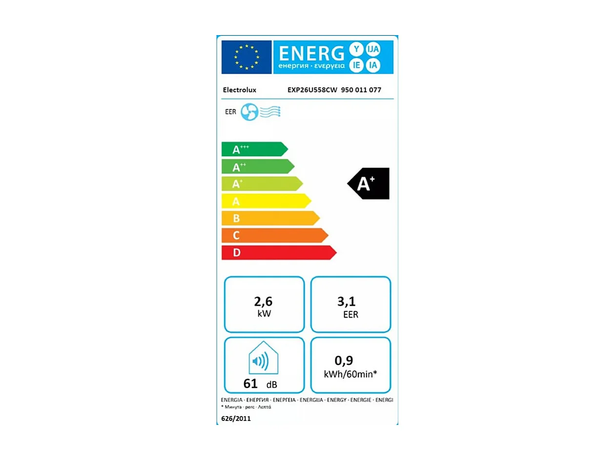 Climatiseur mobile Electrolux EXP26U558CW