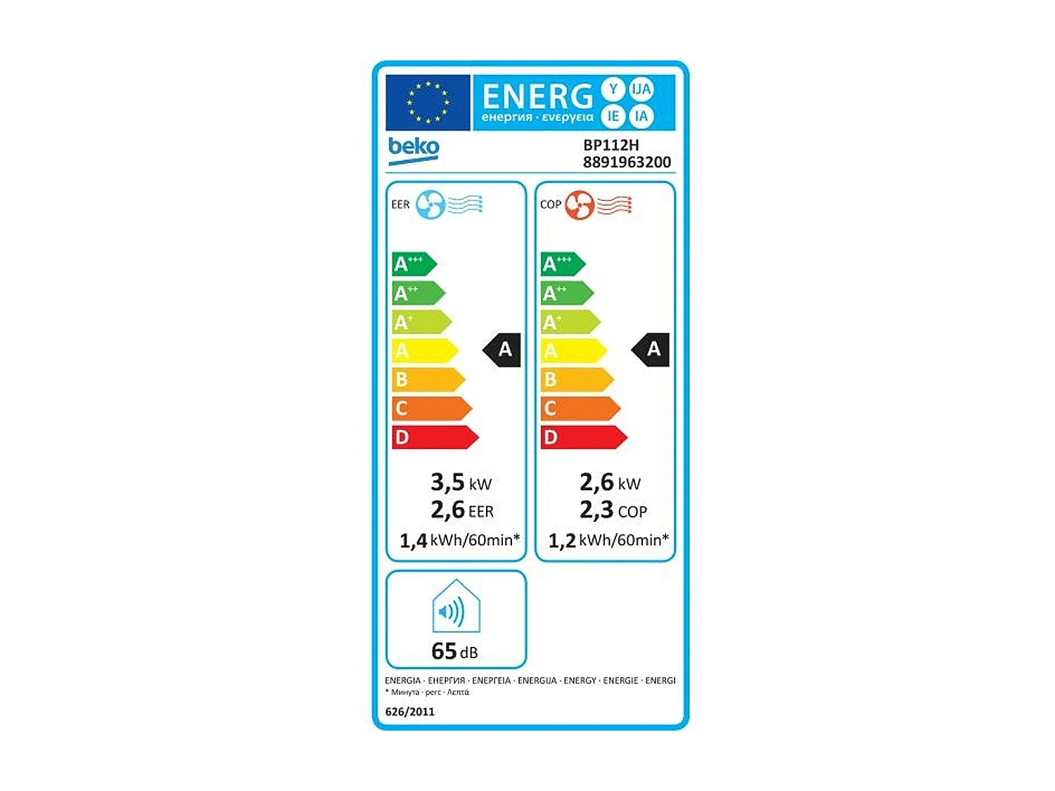 Climatiseur mobile Beko BP112H