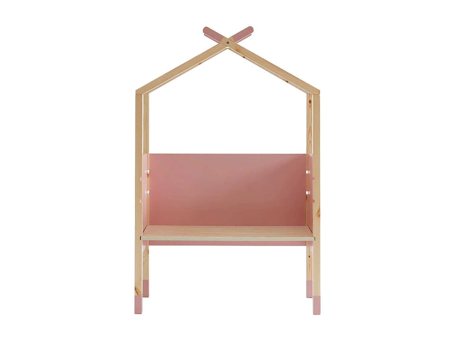 Bureau enfant tipi TINY  rose  évolutif