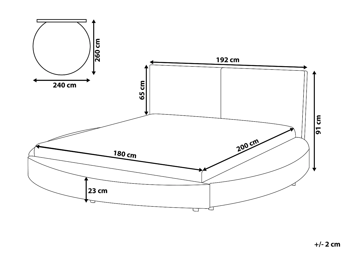Lederbett schwarz Lattenrost 180 x 200 cm LAVAL