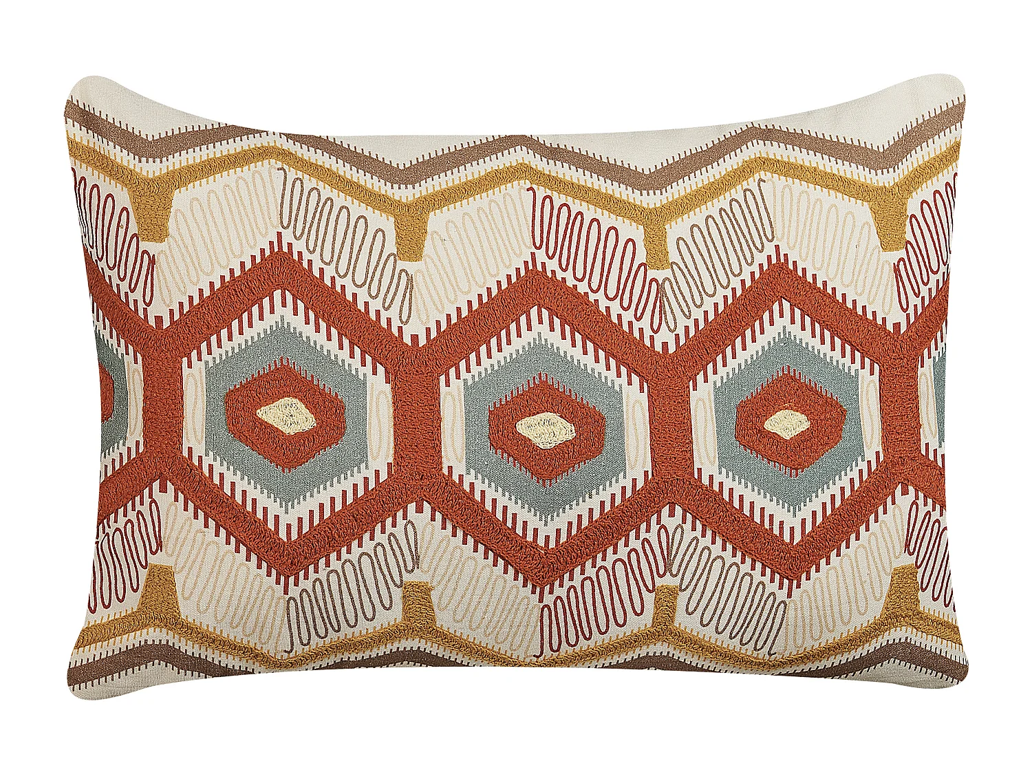 Coussin MAJRA Coton 40 x 60 cm Multicolore Motif géométrique