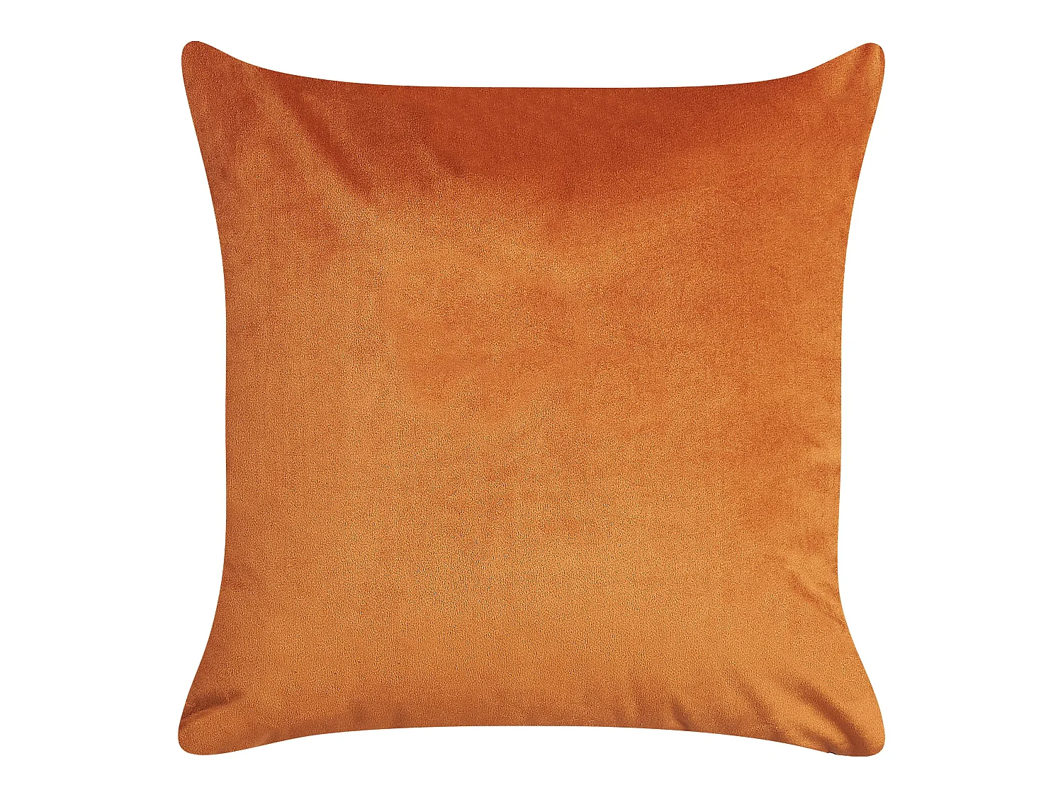 Dekokissen mit Füllung 2er Set Samt orange Augen Lippen Muster 45x45 cm Aeonium