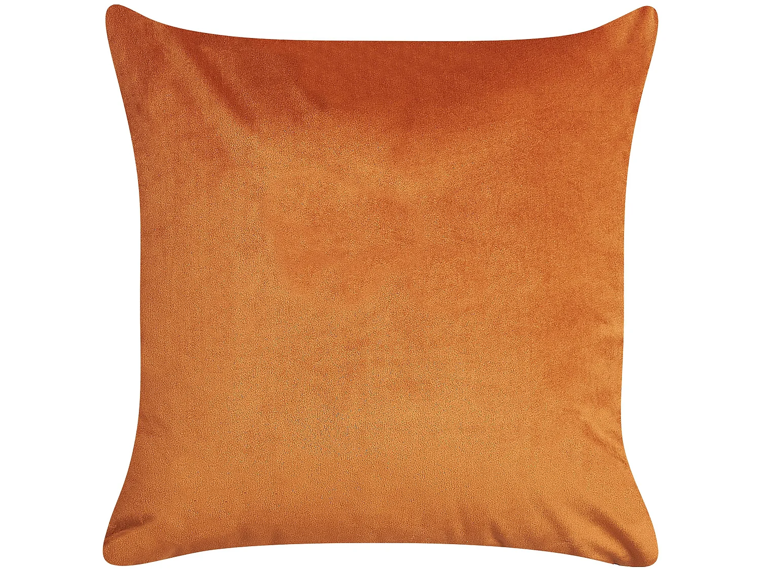 Lot de 2 coussins décoratifs AEONIUM Velours 45 x 45 cm Orange Motif abstrait