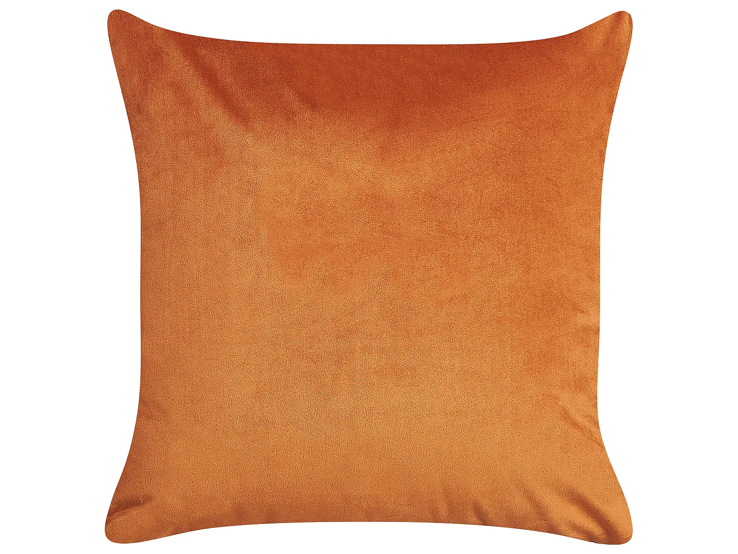 Lot de 2 coussins décoratifs AEONIUM Velours 45 x 45 cm Orange Motif abstrait