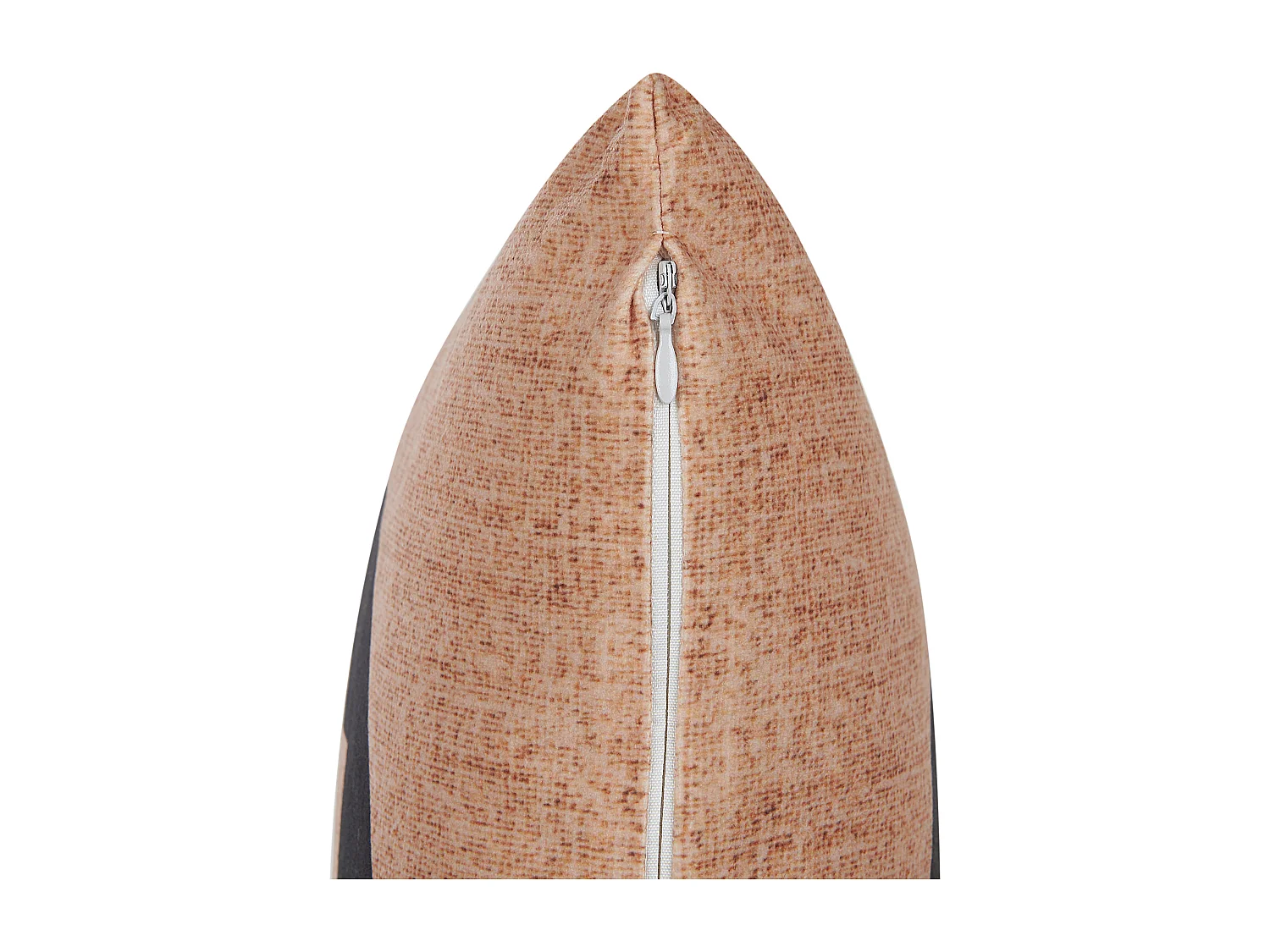 Coussin SEBES Velours 45 x 45 cm Beige Motif abstrait