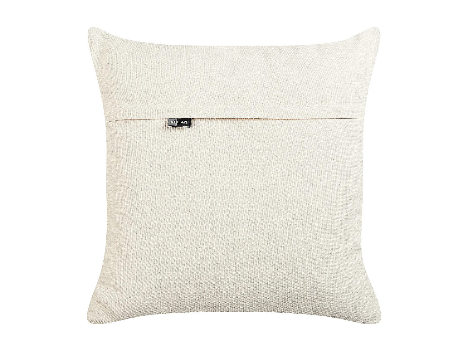 Cuscino decorativo KHORA Cotone 50 x 50 cm Nero Trama geometrica