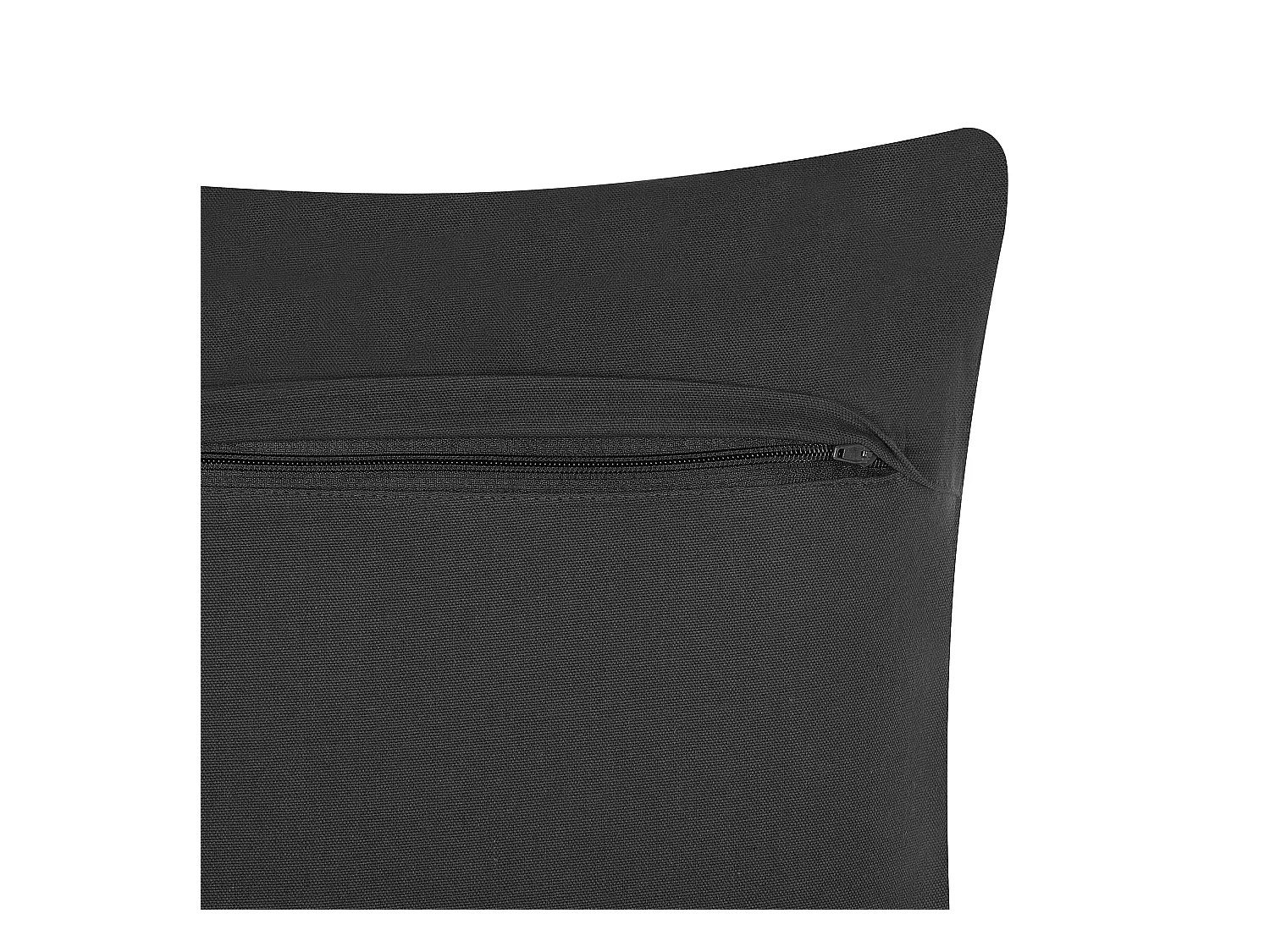 Conjunto de 2 almofadas decorativas LALAM Algodão 45 x 45 cm Cinzento Padrão geométrico