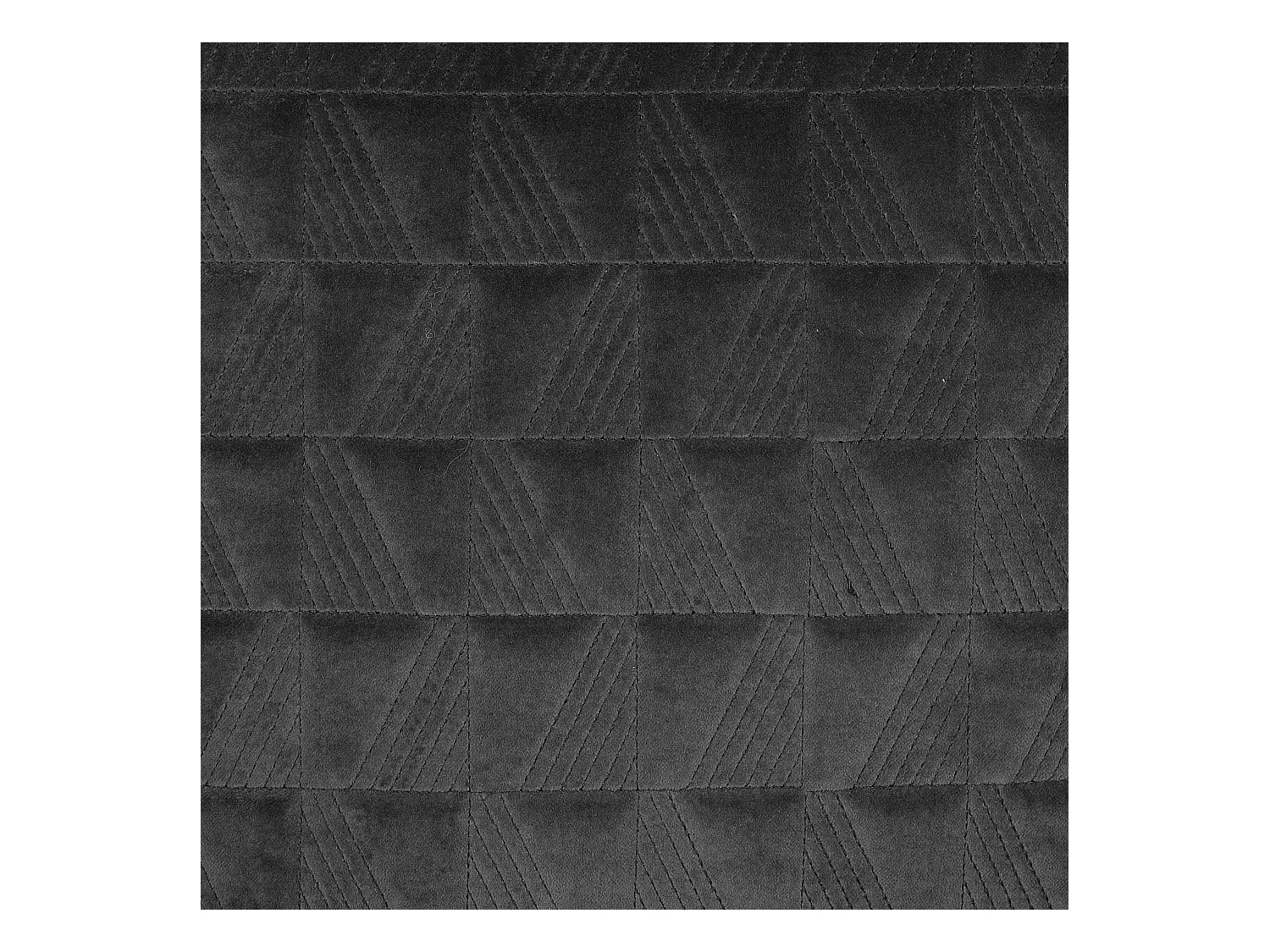 Conjunto de 2 almofadas decorativas LALAM Algodão 45 x 45 cm Cinzento Padrão geométrico