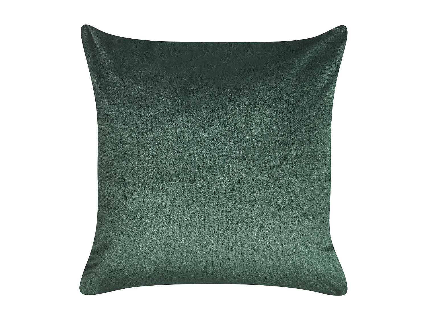 Conjunto de 2 cojines decorativos DAFFODIL Terciopelo 45 x 45 cm Verde esmeralda Patrón floral