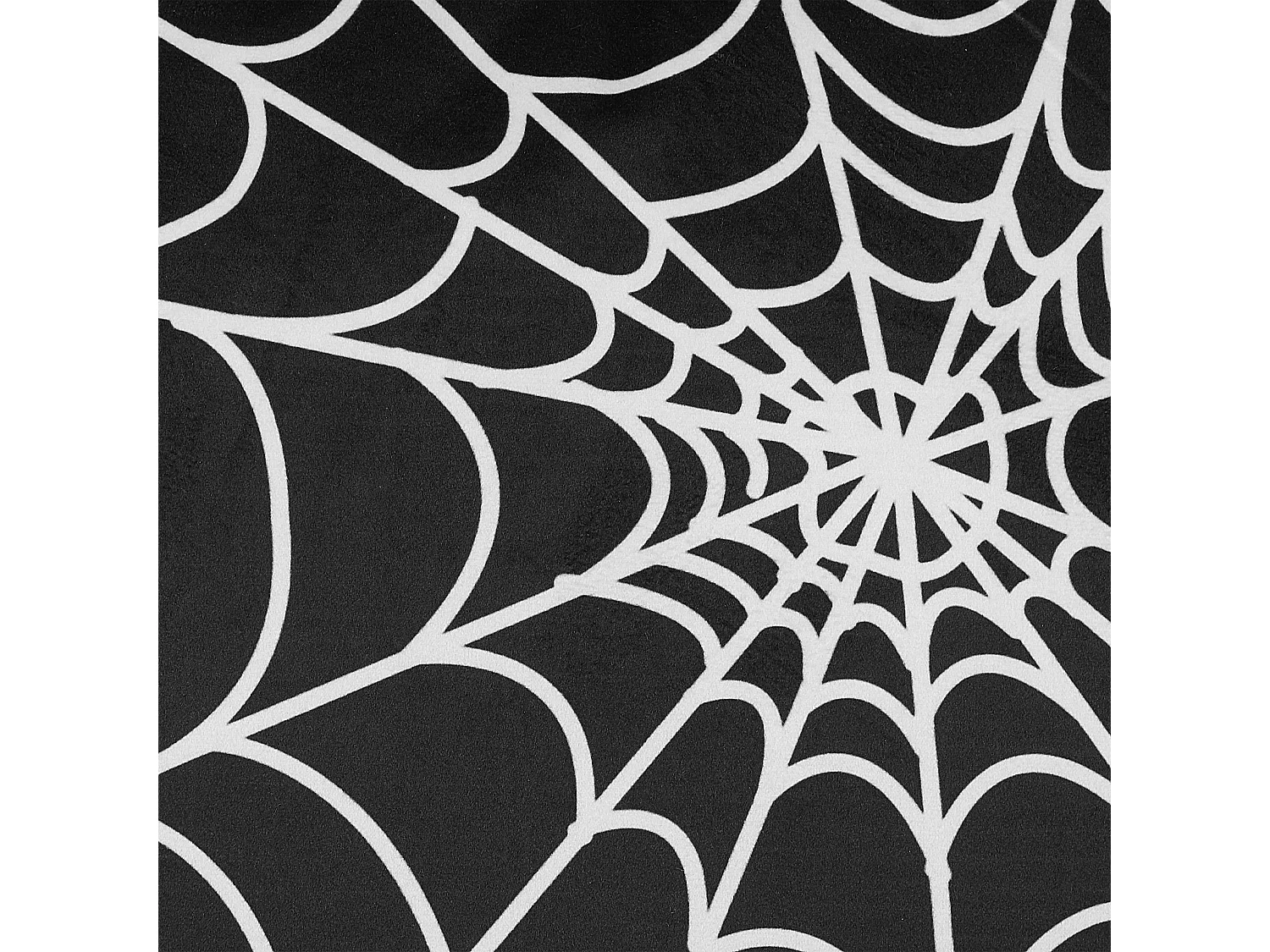 Poduszka dekoracyjna LYCORIS Welur 45 x 45 cm Czarny Wzór abstrakcyjny