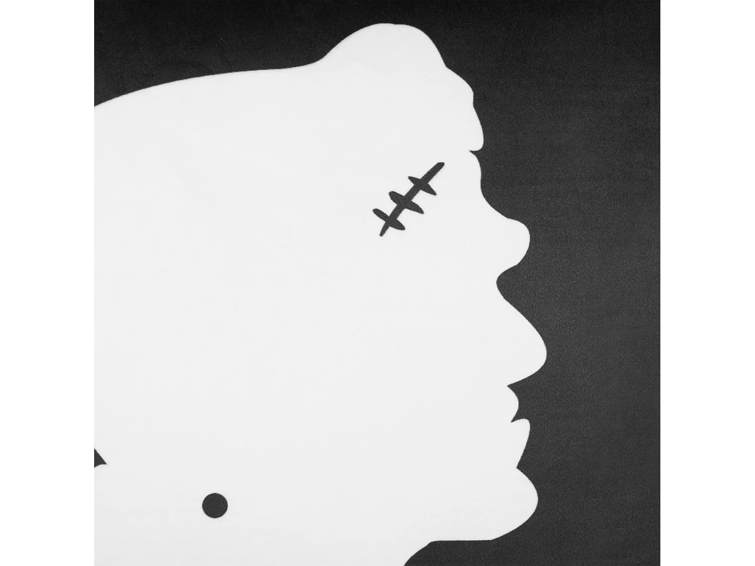 Set van 2 decoratieve kussens FRANKLINIA Fluweel 45 x 45 cm Zwart Abstract patroon