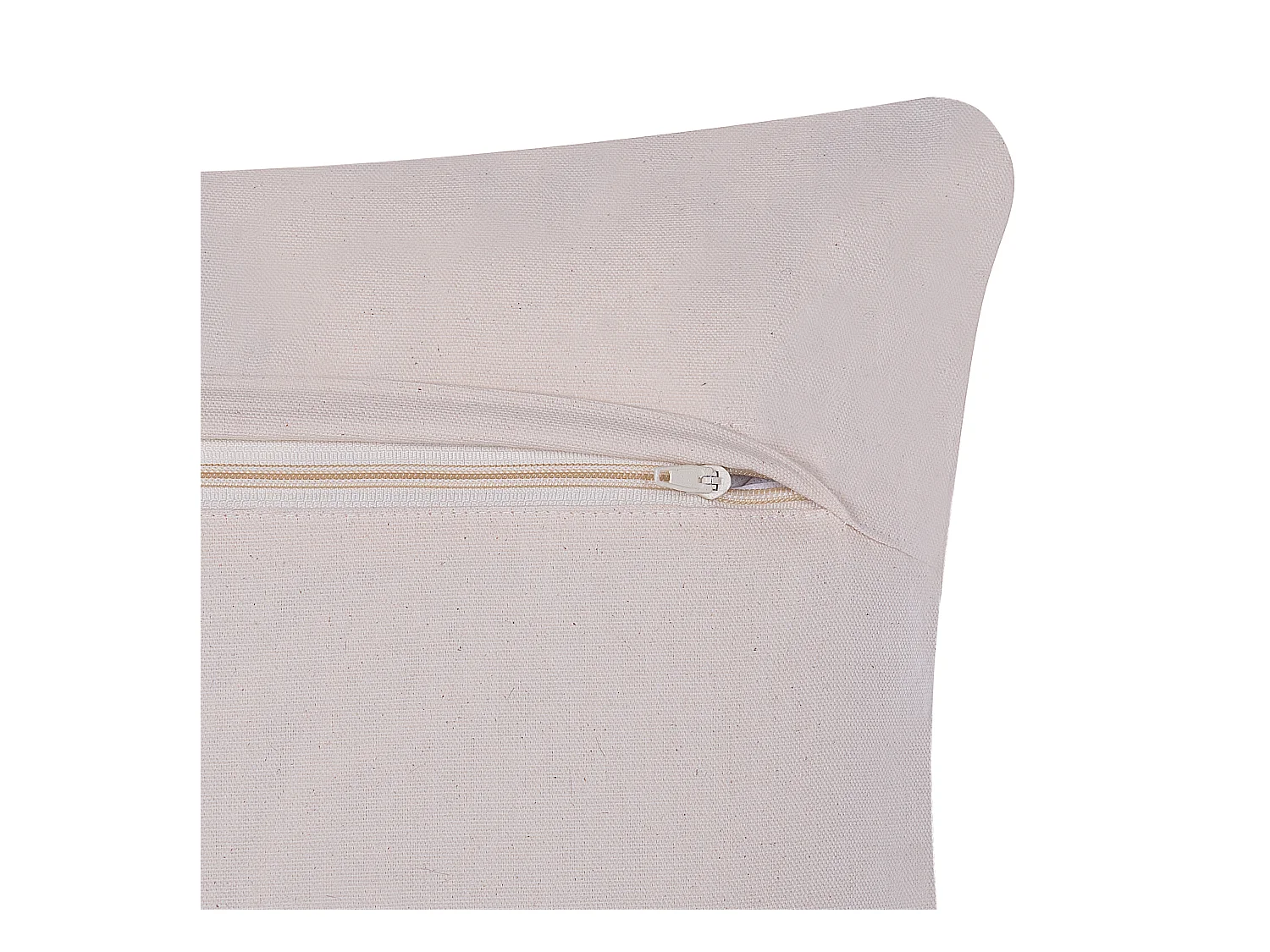 Zestaw 2 poduszek dekoracyjnych NELLAD Skóra naturalna 45 x 45 cm Szary Patchwork