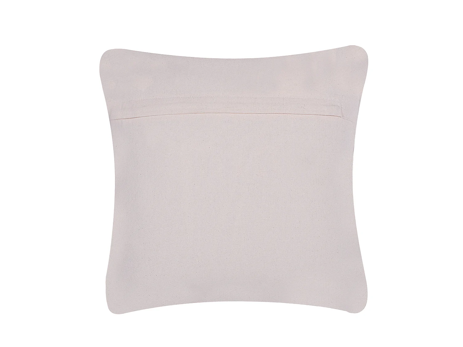 Set of 2 Decorative Cushions NELLAD Leather 45 x 45 cm Grey Patchwork