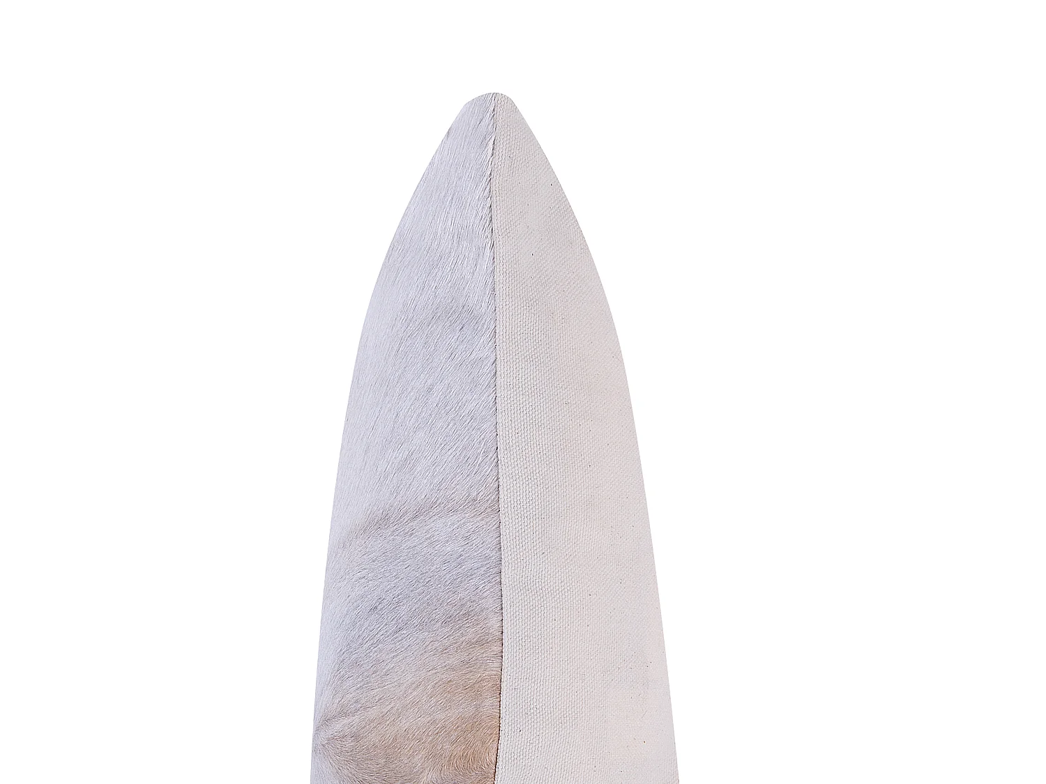 Set of 2 Decorative Cushions NELLAD Leather 45 x 45 cm Grey Patchwork