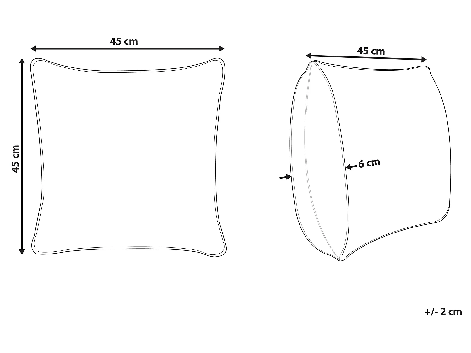 Modernes Dekokissen Gesichtsmotiv Polyester bunt 45 x 45 cm quadratisch Rudbekia