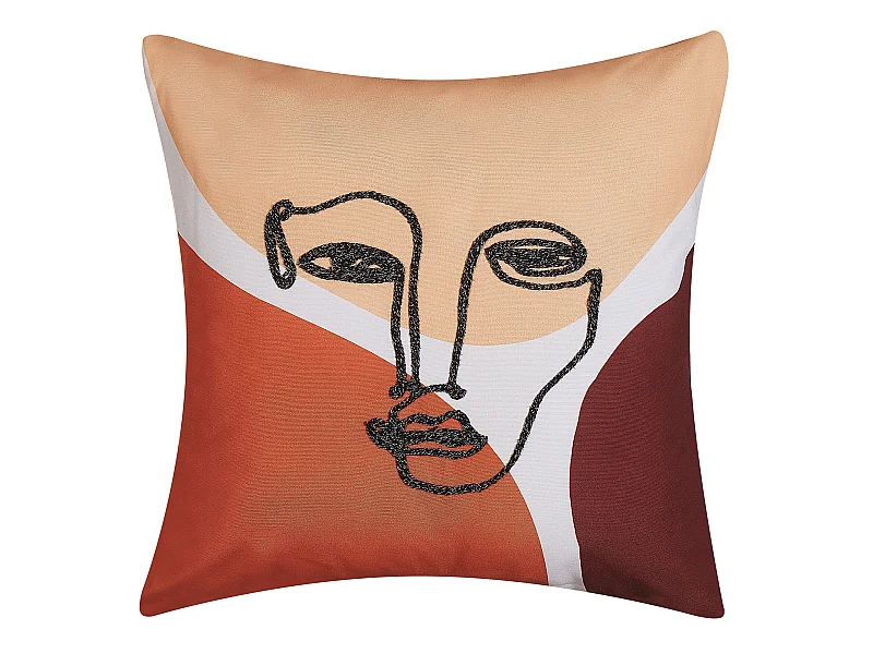 Almofada decorativa RUDBEKIA 45 x 45 cm Multicolor Padrão abstracto