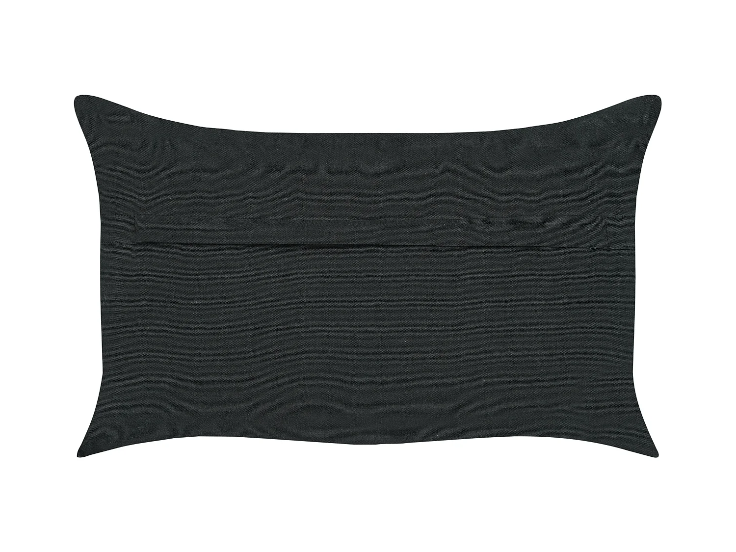 Conjunto de 2 almofadas decorativas VELOOR Algodão 30 x 50 cm Cinzento escuro Padrão oriental