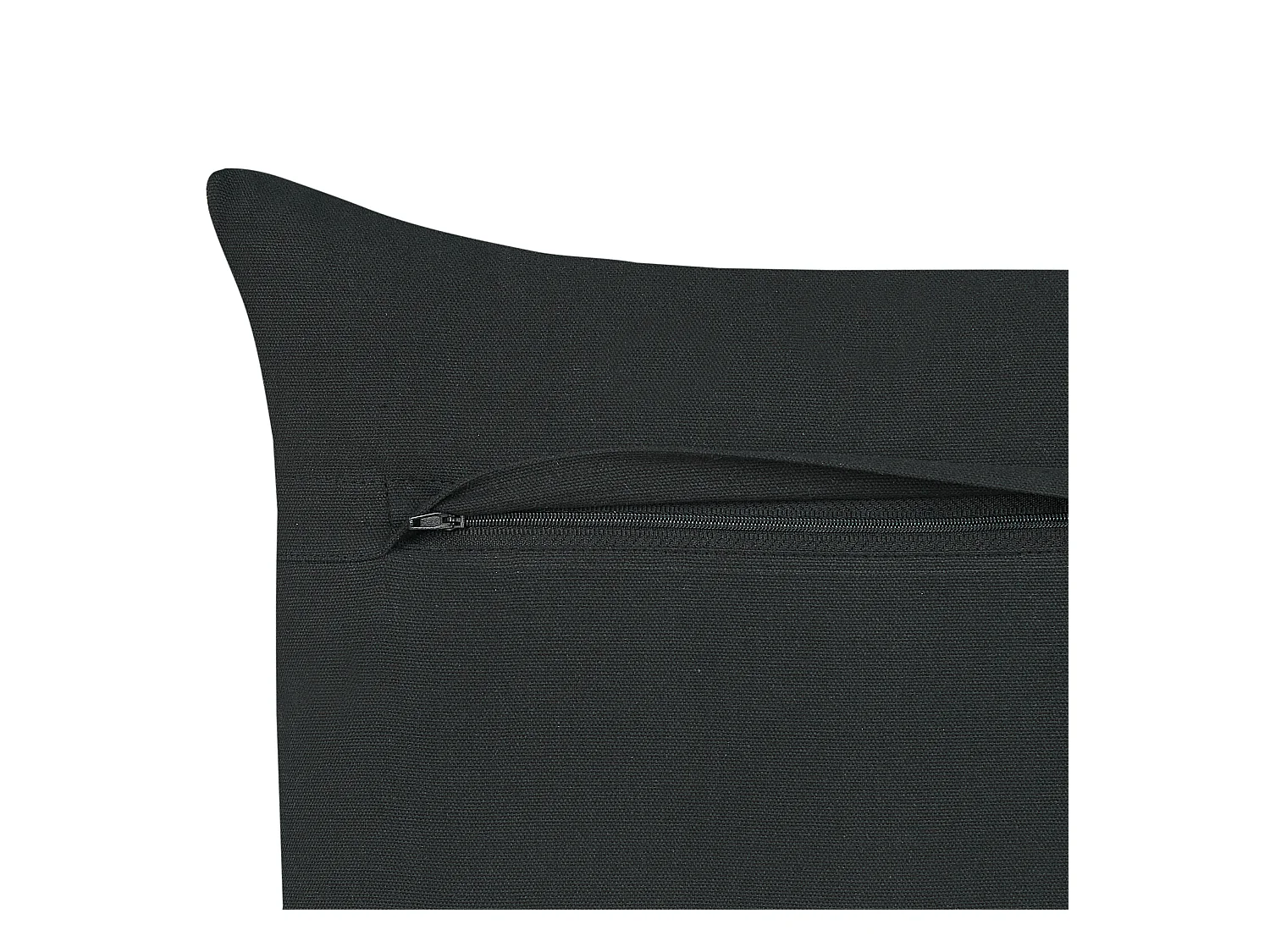 Conjunto de 2 almofadas decorativas VELOOR Algodão 30 x 50 cm Cinzento escuro Padrão oriental