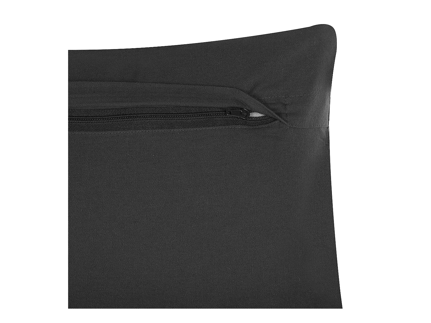 Conjunto de 2 almofadas decorativas VELOOR Algodão 30 x 50 cm Cinzento escuro Padrão oriental