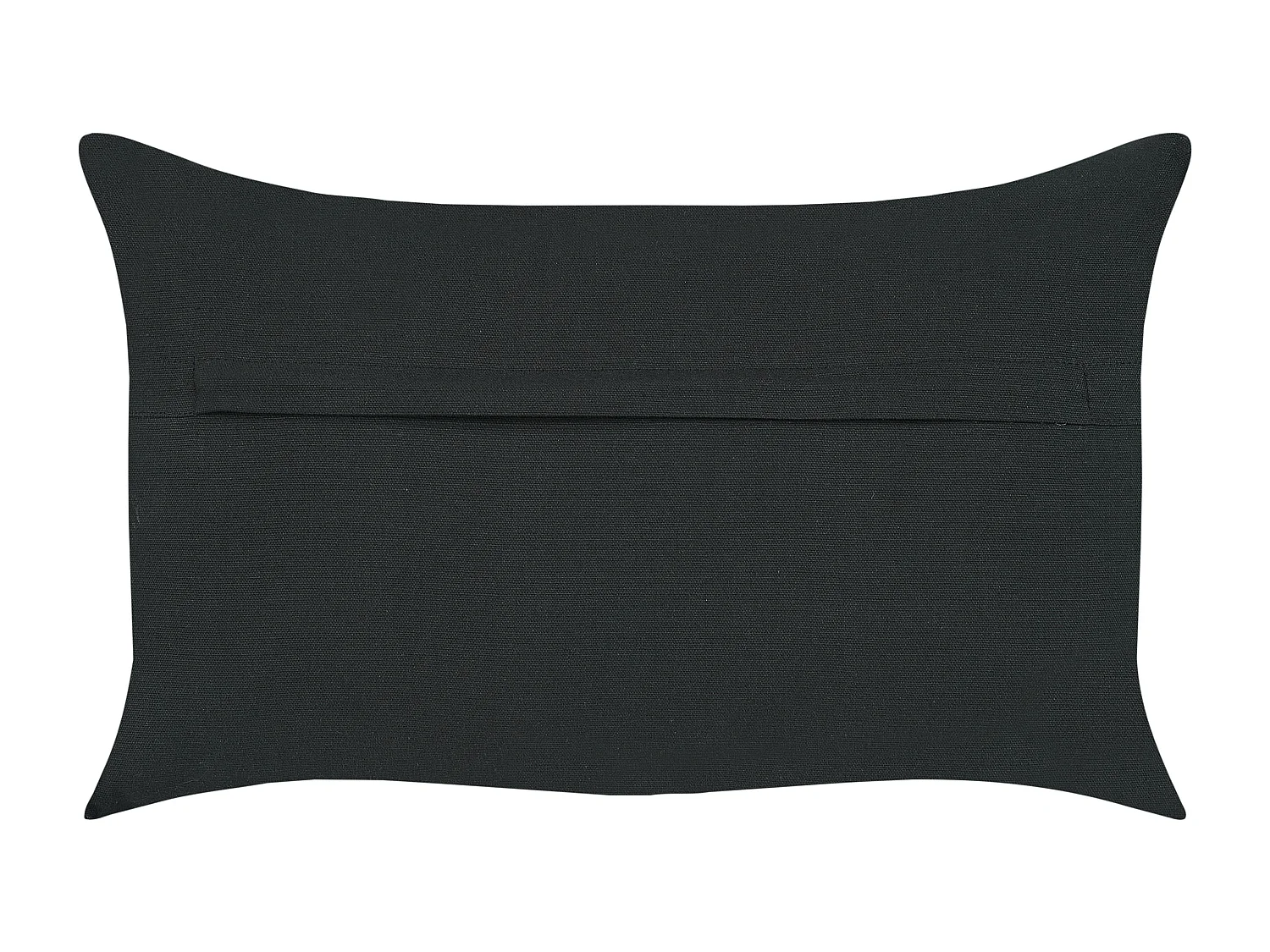 Dekokissen 2er Set grau 30 x 50 cm rechteckig Boho-Stil Veloor