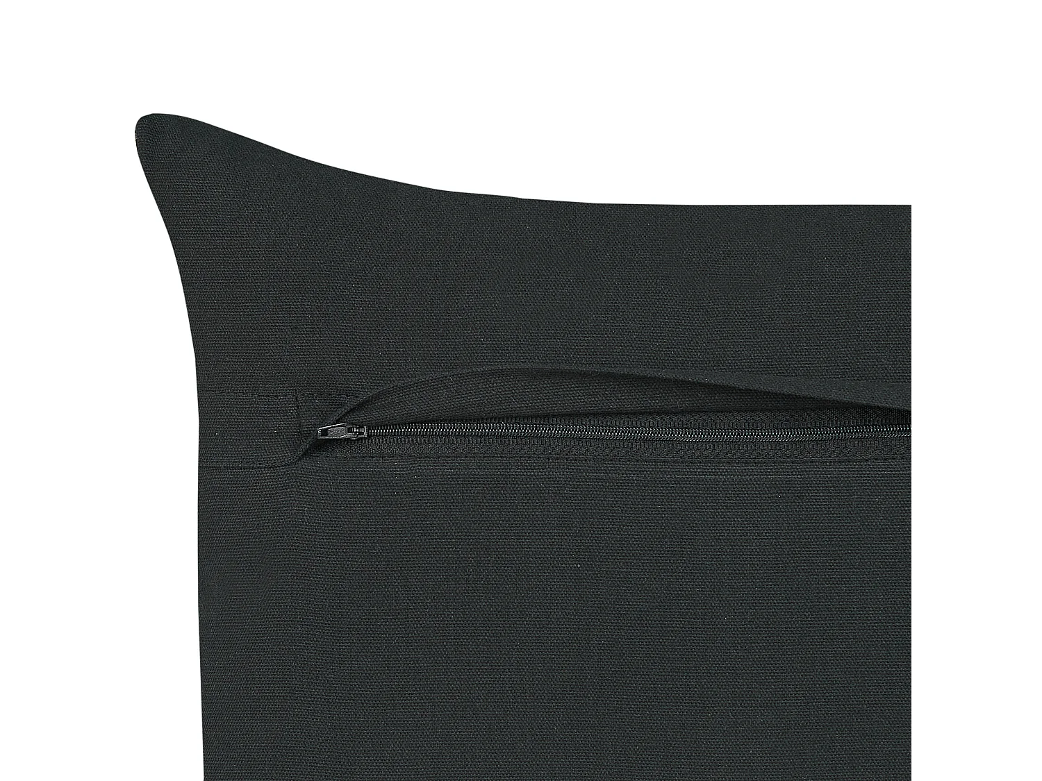 Zestaw 2 poduszek dekoracyjnych VELOOR Bawełna 30 x 50 cm Ciemnoszary Wzór orientalny