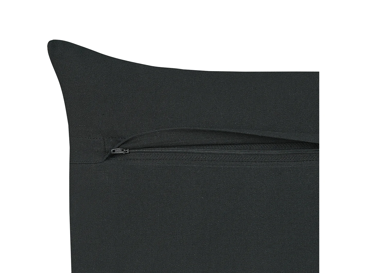 Set of 2 Decorative Cushions VELOOR Cotton 30 x 50 cm Dark Grey Oriental Pattern