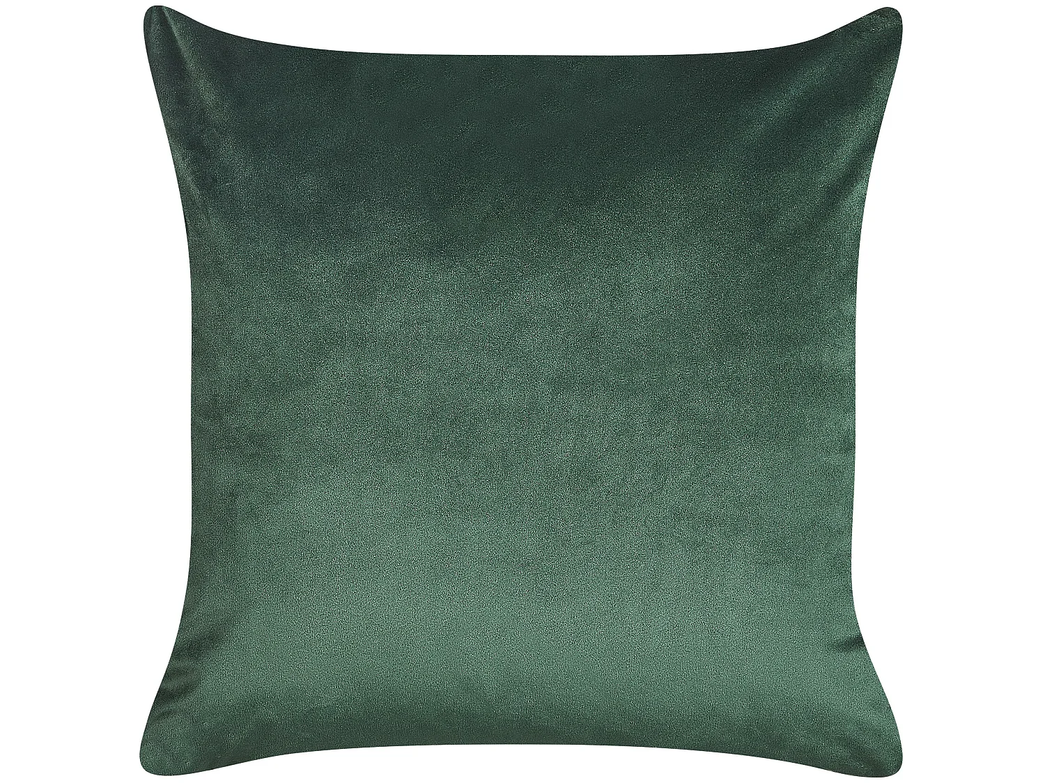 Lot de 2 coussins décoratifs PHILODENDRON Velours 45 x 45 cm Vert émeraude Motif abstrait