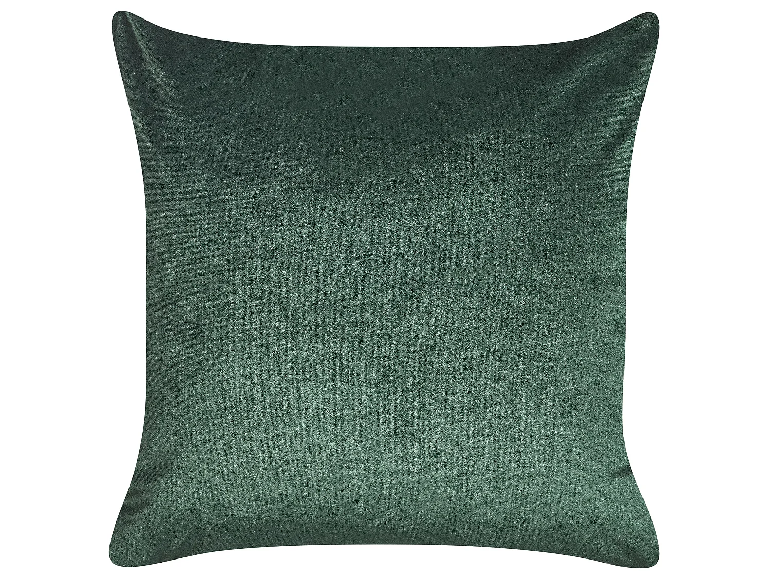 Lot de 2 coussins décoratifs PHILODENDRON Velours 45 x 45 cm Vert émeraude Motif abstrait