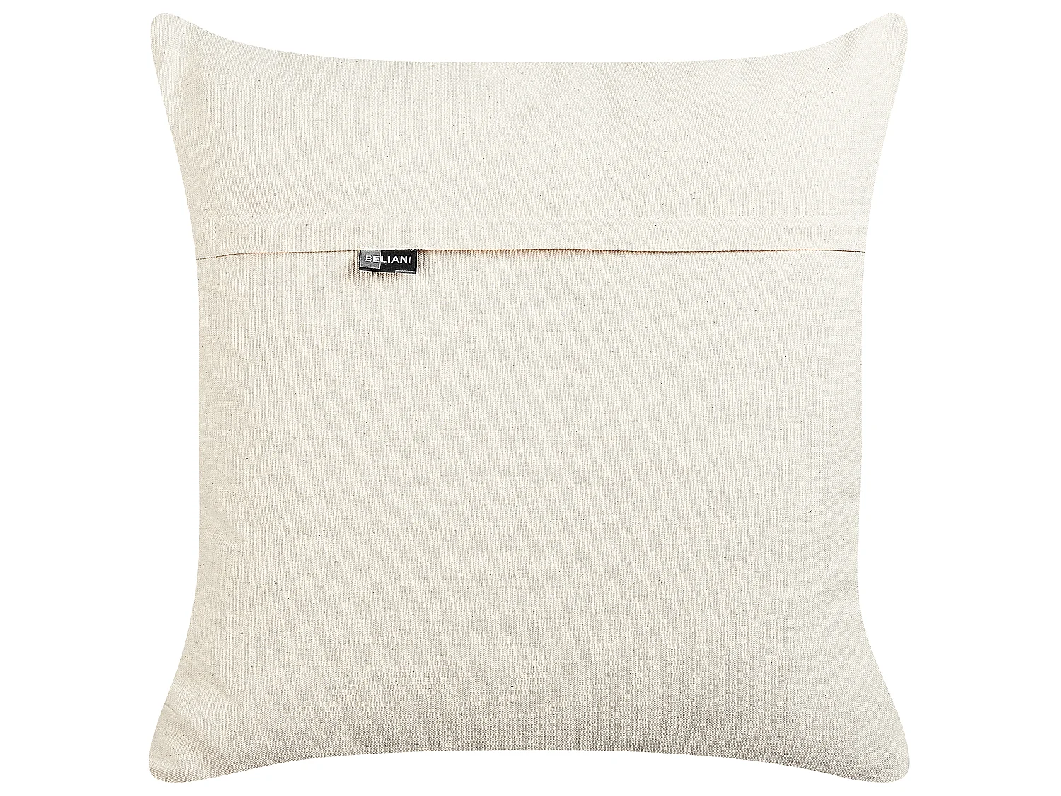 Lot de 2 coussins décoratifs KHORA Coton 50 x 50 cm Noir Motif géométrique