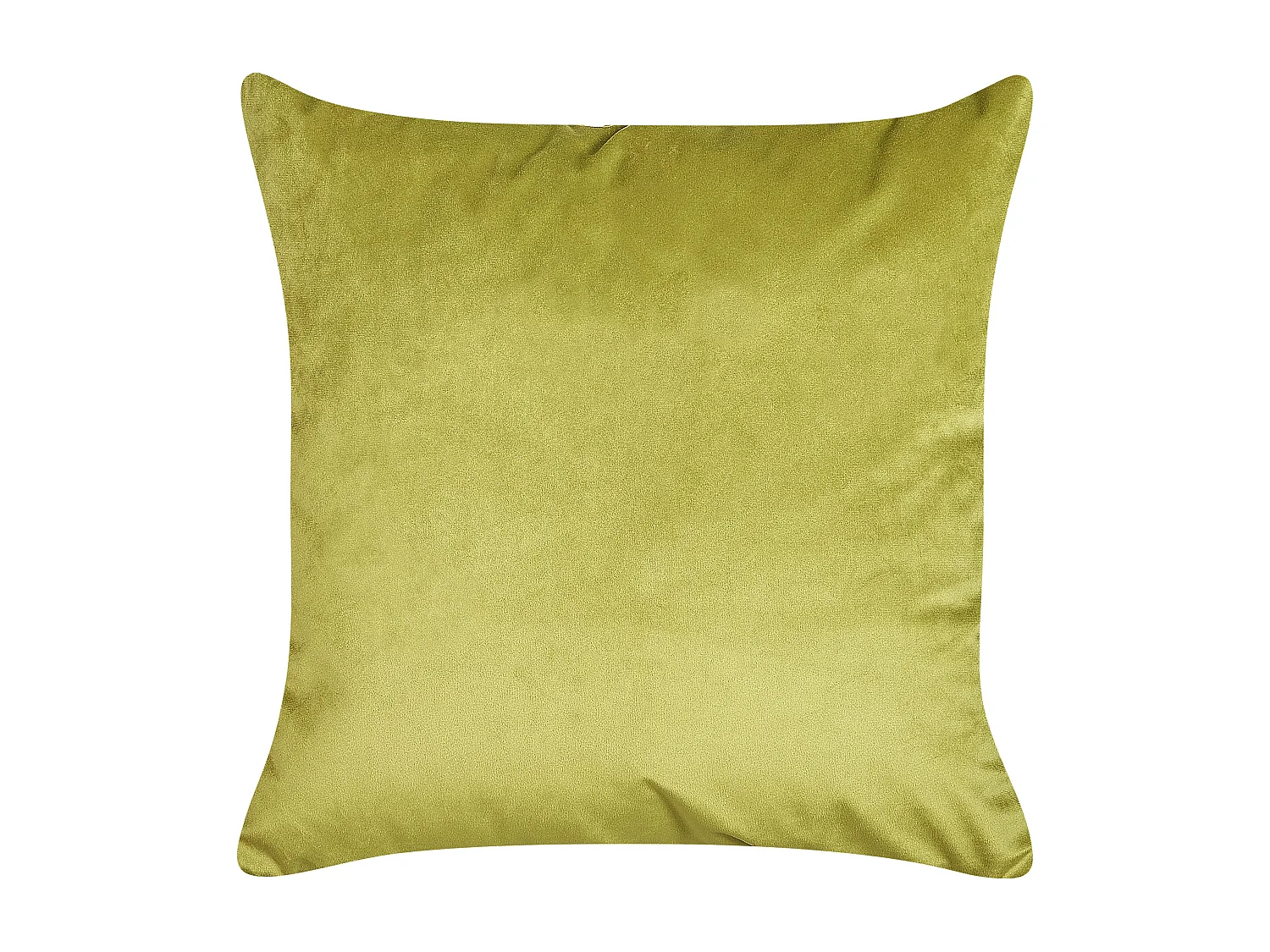 Lot de 2 coussins décoratifs AEONIUM Velours 45 x 45 cm Vert olive Motif abstrait