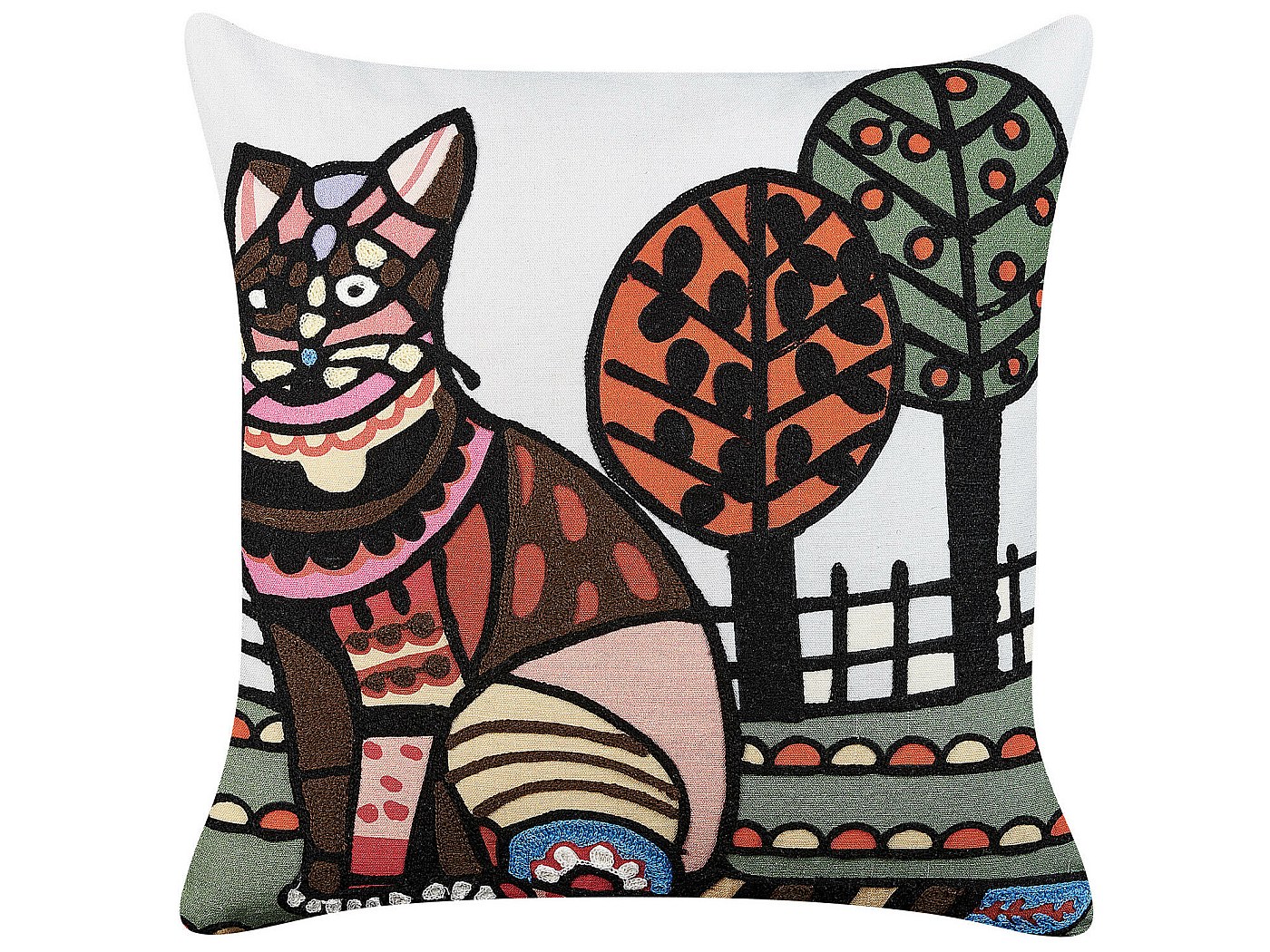 Motif Mural Matelassé ZINKER Le CHAT - 24x32 Cm - Décoration Murale Gypsy Cutouts 1998
