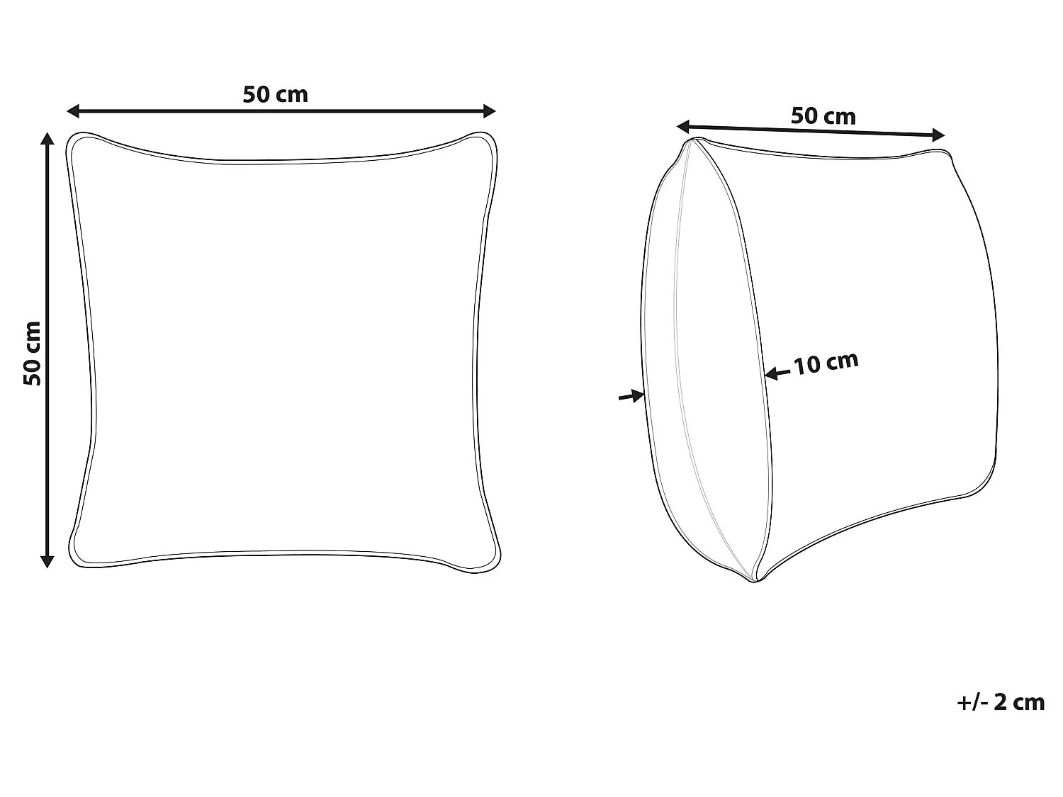 Poduszka dekoracyjna MEHSANA Boucle 50 x 50 cm Kolorowy Wzór zwierzęcy