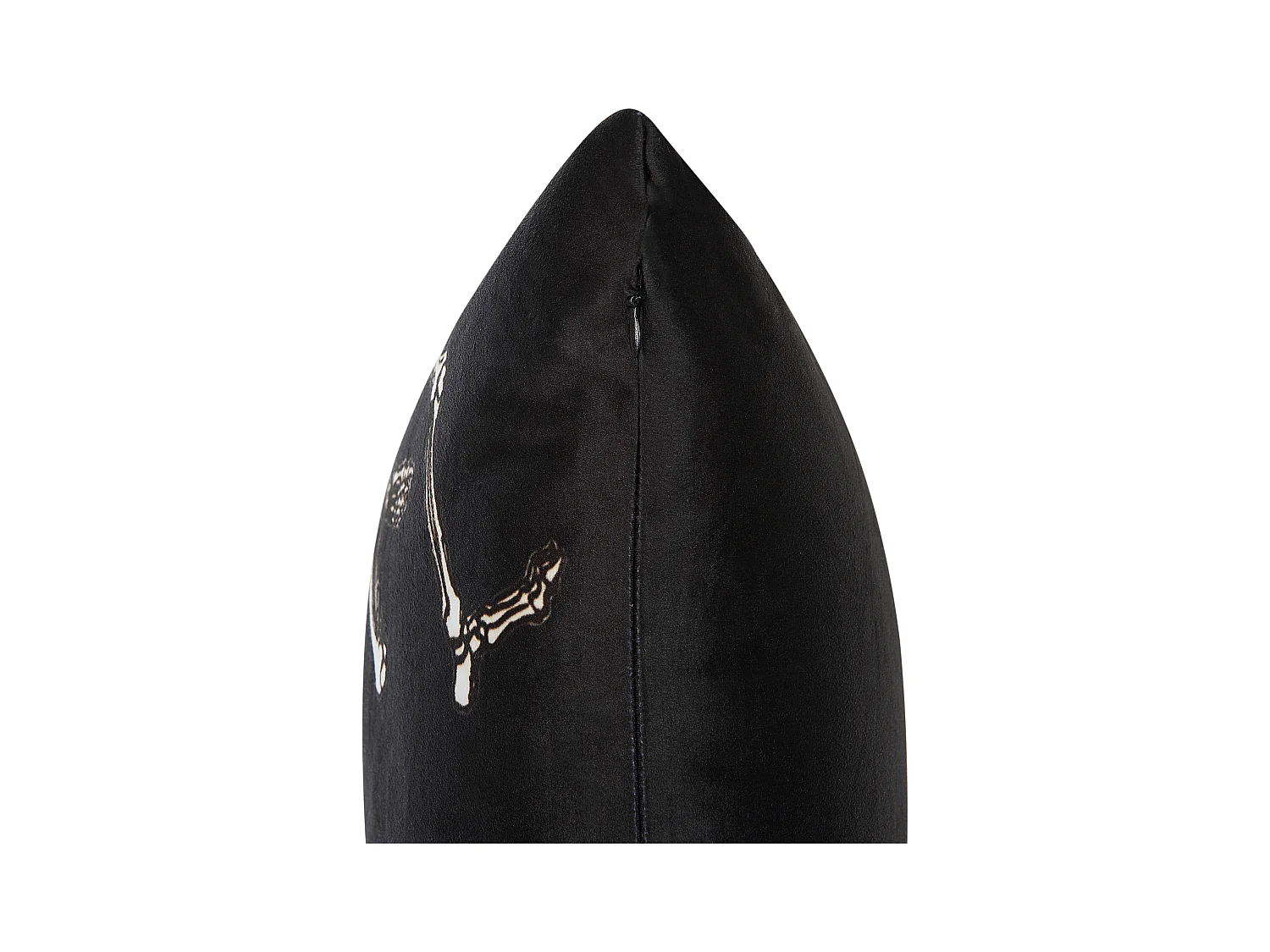 Lot de 2 coussins MEDVES Velours 45 x 45 cm Abstrait Noir