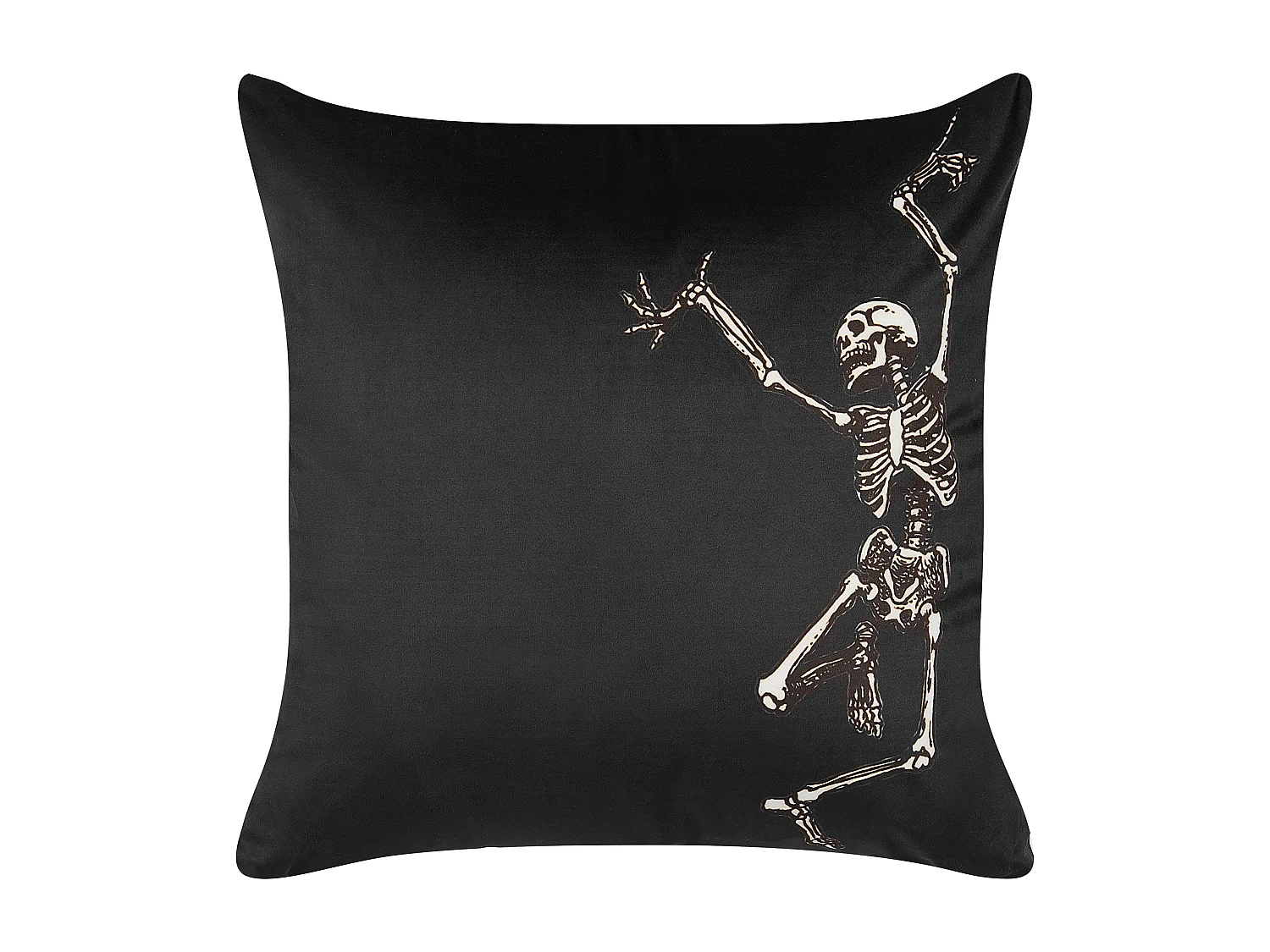 Lot de 2 coussins MEDVES Velours 45 x 45 cm Abstrait Noir