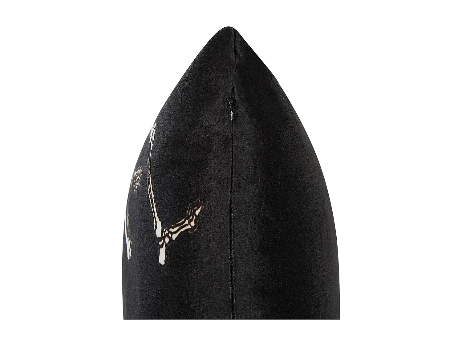 Lot de 2 coussins MEDVES Velours 45 x 45 cm Abstrait Noir