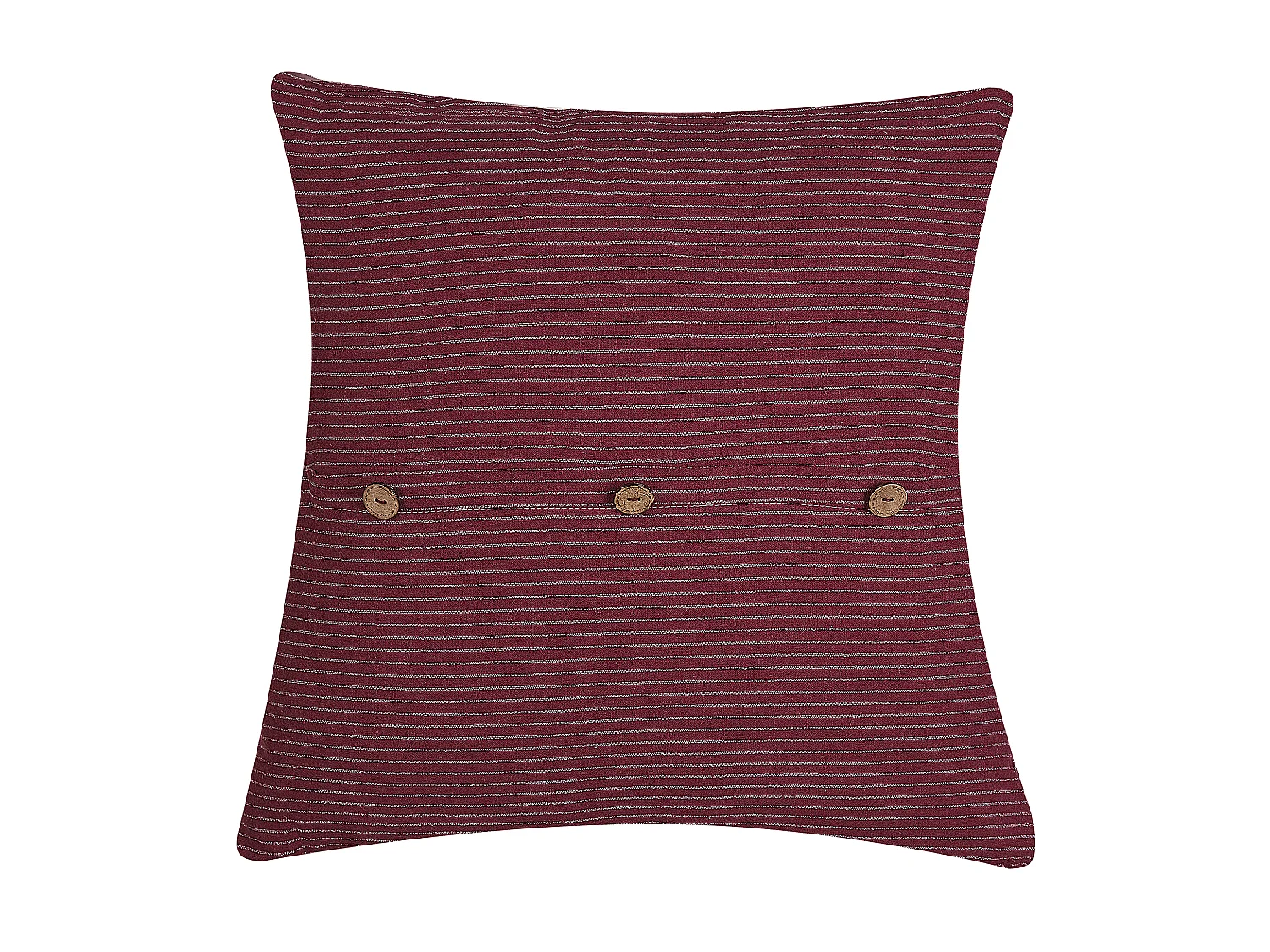 Poduszka dekoracyjna CAMPANULA 45 x 45 cm Czerwony Jednolity