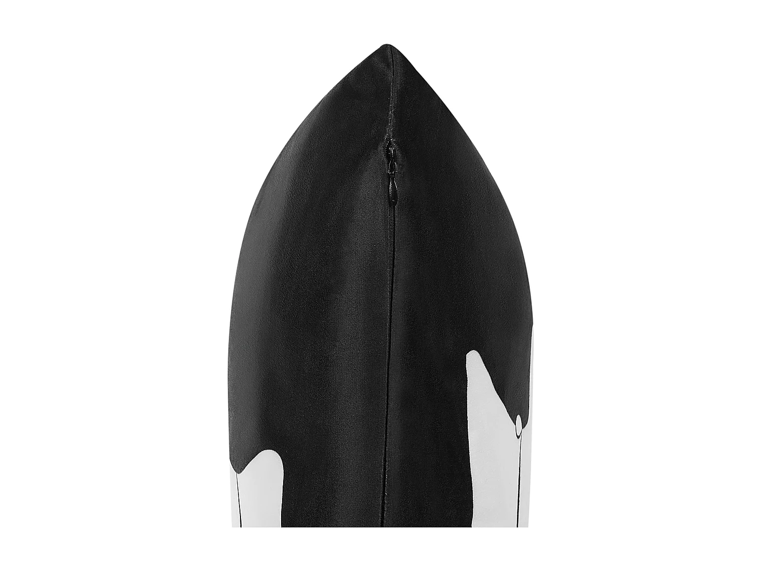 Sierkussen MANDEVILLA Fluweel 45 x 45 cm Zwart Abstract patroon